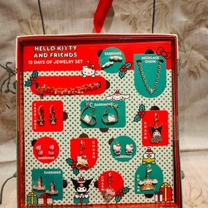 Hello Kitty and Friends 12 Days of Jewelry Set Christmas Gift New with Tags